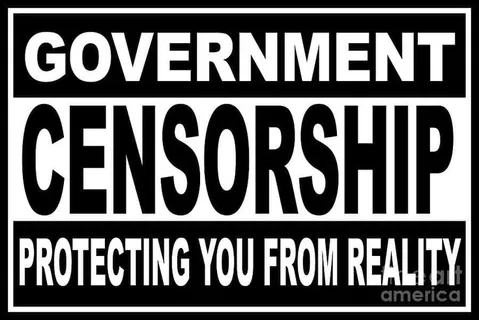 Goverment censorship image